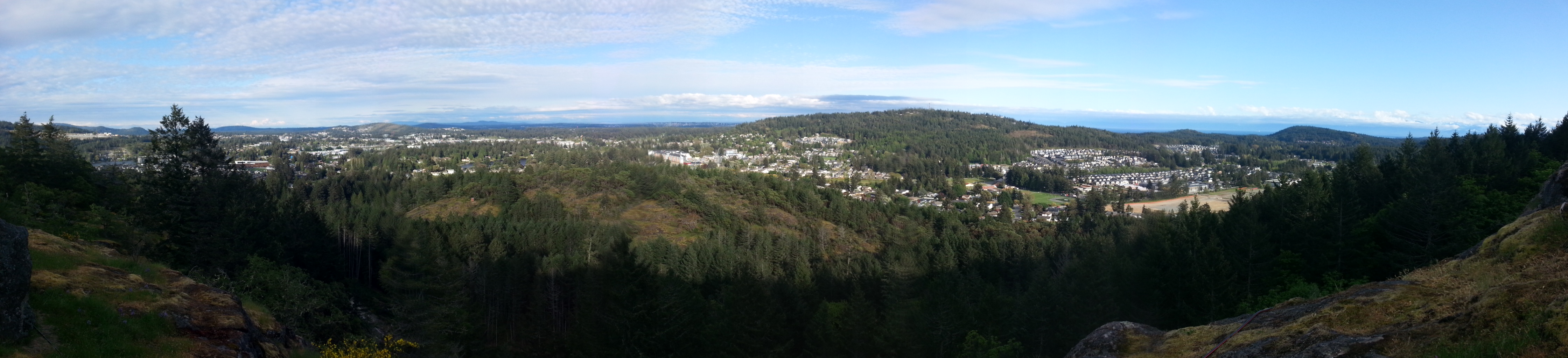 Glen Lake Crag panoramic